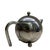 1980s Vintage Postmodern Stainless Steel Teapot With Orb Feet | Space Age Modernist Serving Piece For Sale - Image 5 of 5