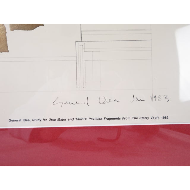 Paper 1983 General Idea ~ Toronto Stock Exchange Study for Ursa Major ~ Rare Art Print For Sale - Image 7 of 18
