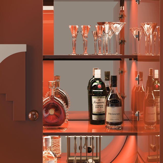 Not Yet Made - Made To Order Arkos Bar Cabinet by Ömer Öztürk for Malabar For Sale - Image 5 of 18