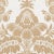 Contemporary Sample - Schumacher Simone Damask Wallpaper in Gold For Sale - Image 3 of 3