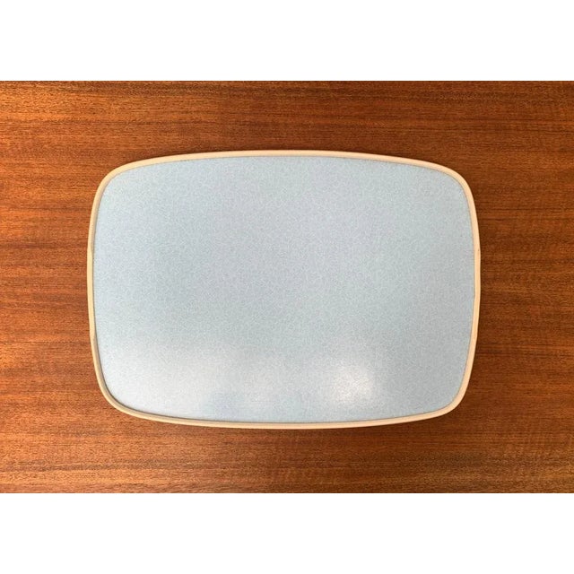 Mid-Century Plastic Blue & Pink Flip Tray, 1960s For Sale - Image 17 of 18