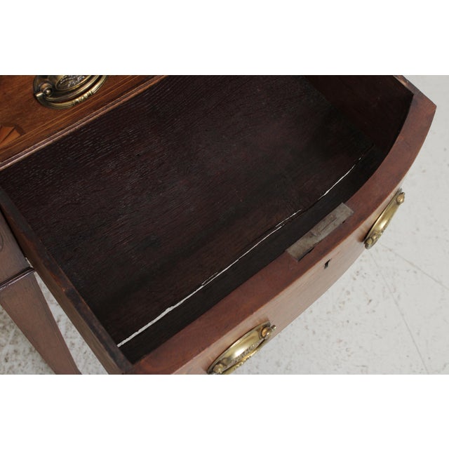 Antique 18th Century George III Mahogany Inlaid Sideboard Server For Sale In Philadelphia - Image 6 of 18