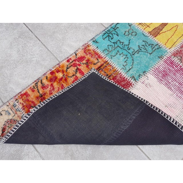 Oushak Vintage Handmade Runner For Sale - Image 6 of 10