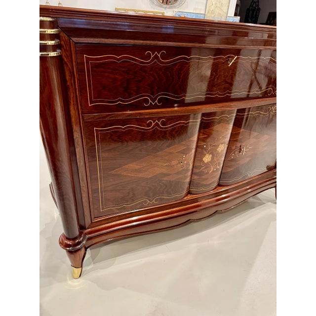 French Art Deco Dry Bar by Jules Leleu For Sale In New York - Image 6 of 13