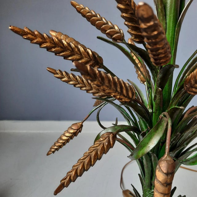 Wheat Sheaf Table Lamp, 1950s For Sale - Image 6 of 12