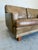 Arne Norell Mid Century Olive Buffalo Leather and Rosewood Loveseat After Arne Norell For Sale - Image 4 of 10