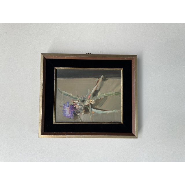 Impressionist 1970's M. Valade Still Life Oil on Canvas Painting, Framed For Sale - Image 3 of 10