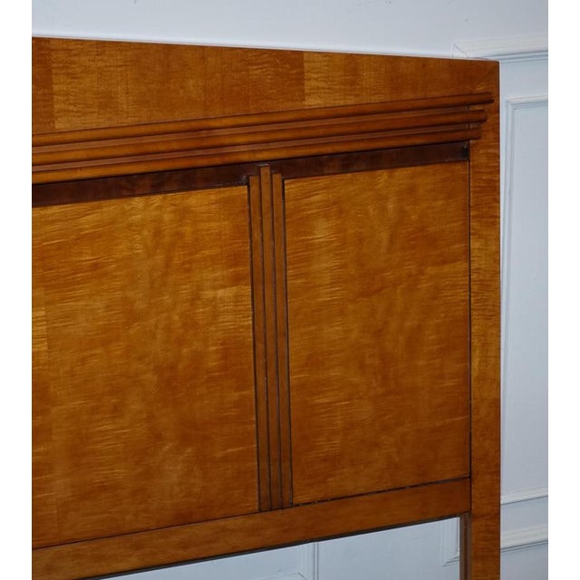 Biedemeier Style Queen Size White Genesis Headboard from American Hickory For Sale - Image 3 of 9