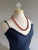 Mid-Century Modern Genuine Red Coral Necklaces, Hand-Knotted Strands in Natural Coloration, a Pair For Sale - Image 3 of 15