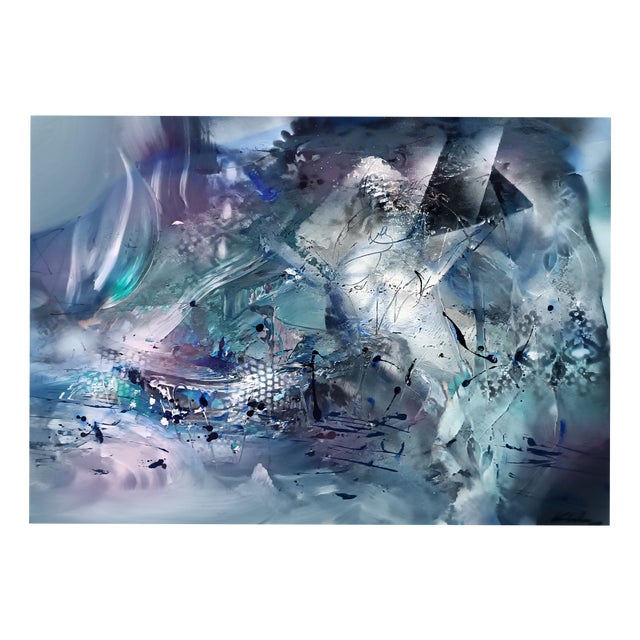 Ovidiu Kloska, Reborn in the Memory of Traveling, Mixed Media on Canvas For Sale