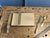 This set was used to make glycerin suppositories or other pills. All pieces are original, wood and metal (copper)...