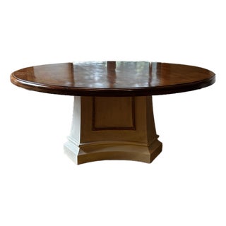 Round French Inspired Dining Table For Sale