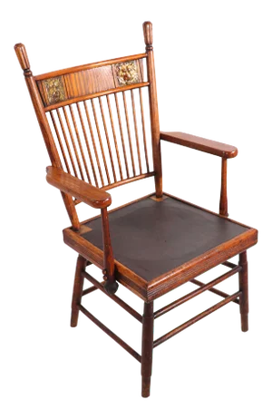 Extra Grade Oak Chair With Lion Head Decoration