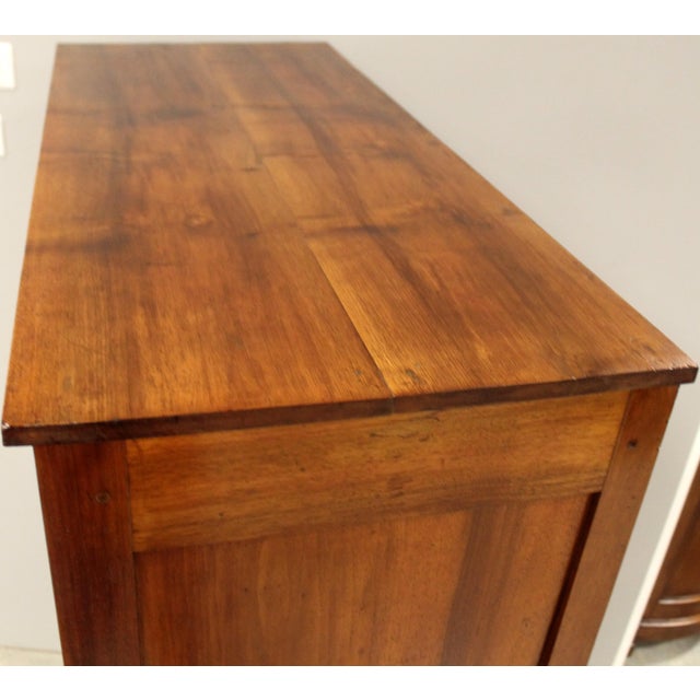 Empire Walnut Display Chest of Drawers, 19th Century For Sale - Image 12 of 17