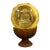 Late 19th Century Buddhist Relic Sphere With Buddha, 1562g, Yellow Crystal Ball For Sale