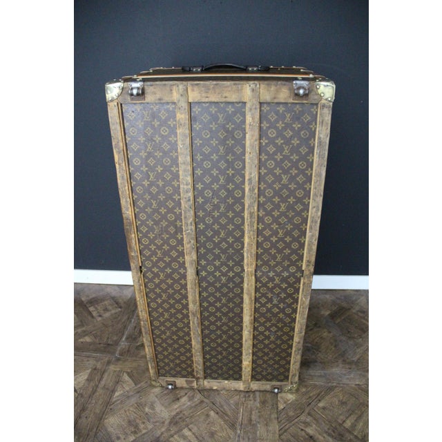 Monogram Courier Trunk from Louis Vuitton, 1920s For Sale - Image 17 of 18