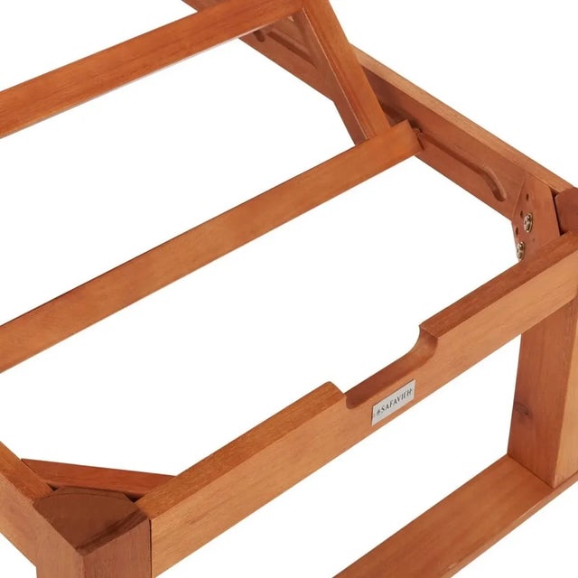 Solano Sunlounger - Natural/Green For Sale - Image 9 of 12