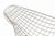 Mid Century Modern Silver Diamond Wire Lounge Chairs by Harry Bertoia for Knoll For Sale - Image 9 of 13