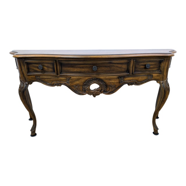 Century French Provincial Console Table For Sale