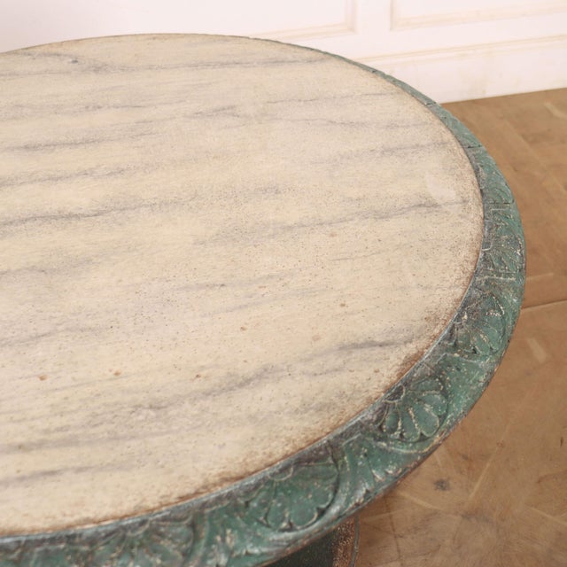 German Carved Oak Lamp Table, 1890s For Sale - Image 9 of 10