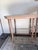 1901 Antique Walnut Edwardian Side Table Solid Wood/Handmade Farmhouse Style For Sale In Chicago - Image 6 of 6