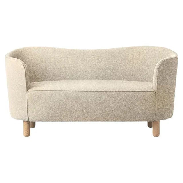 Wood Beige Sahco Zero and Natural Oak Mingle Sofa by Lassen For Sale - Image 7 of 7