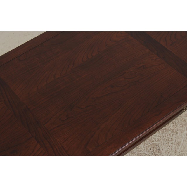 Grange Cherry 3 Drawer Country French Writing Desk For Sale - Image 11 of 16