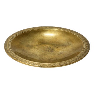 Vintage Danish Art Deco Polished Bronze Dish by Just Andersen, 1930s For Sale