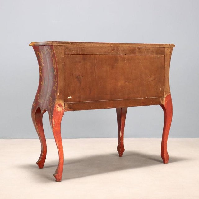 Small Venetian Baroque Style Chest of Drawers For Sale - Image 9 of 10