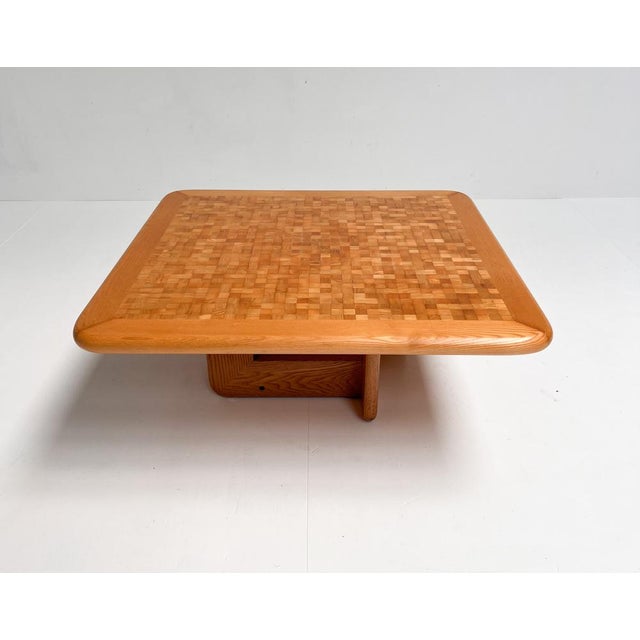Svend Middelboe Beechwood and Mosaic Inlaid Coffee Table by Svend Middelboe for Tranekær Furniture, 1970s For Sale - Image 4 of 13