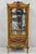 Vintage French Baroque Style Carved Wood & Glass Curio China Display Cabinet For Sale - Image 16 of 16