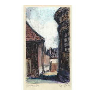 196os Gyarfas Gabor Szentendre Hungary Painting For Sale