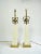 Metal Large Mid-Century French Table Lamps in Brass, 1950s, Set of 2 For Sale - Image 7 of 13
