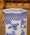 Mid-Century Chinese Export Blue and White Porcelain Umbrella Stand For Sale In Dallas - Image 6 of 12