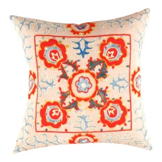 Pasargad DC Turkish Suzani Design Pillow For Sale