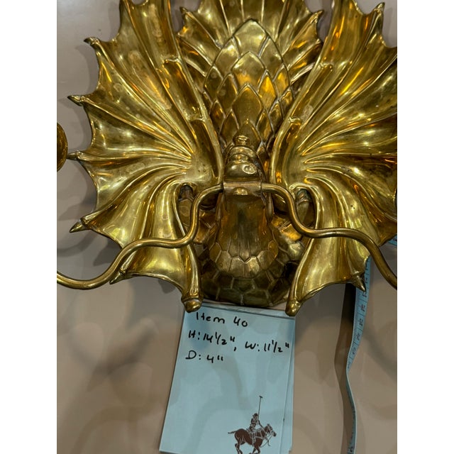 Antique Chinese Bronze Koi Fish Wall Sconce – Early 20th Century For Sale - Image 16 of 16