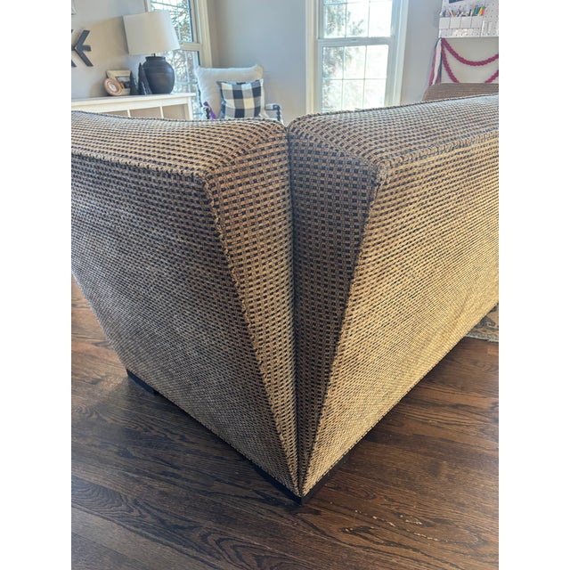 Authentic Designer Donghia Sofa - Vintage Style, High-End Quality For Sale - Image 13 of 13