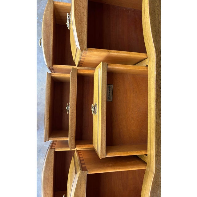 Vintage French Provincial Mahogany High Boy Chest of Drawers / Dresser For Sale In Los Angeles - Image 6 of 11