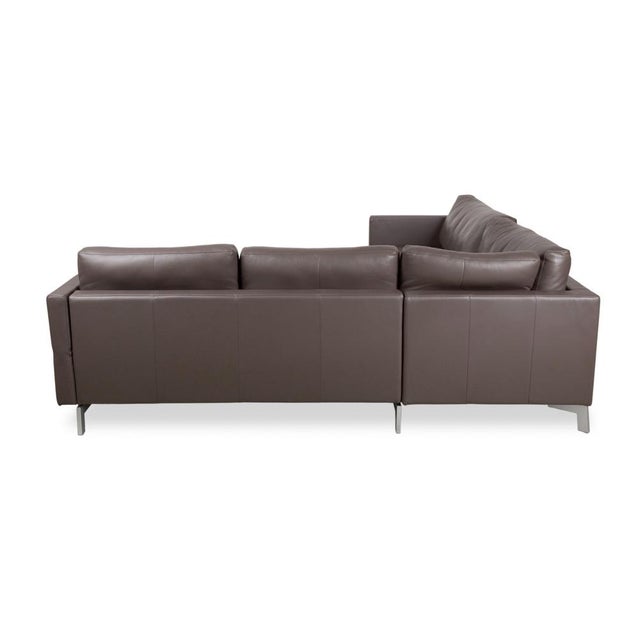 Leather and Metal Vida Corner Sofa from Rolf Benz For Sale - Image 11 of 13