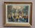 Original Vintage Swedish Oil on Canvas – “Market Scene” by Arne Wallsten – Signed – Vintage & Framed – 53 × 44 cm (20.9" ×...