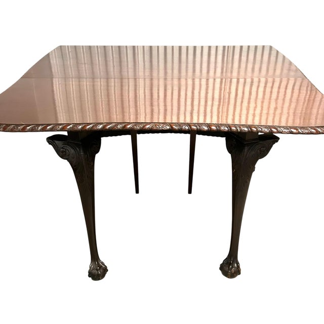 Rare George II Mahogany Drop-Leaf DiningTable Ca. 1765 For Sale - Image 11 of 11