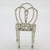 Metal Vintage Italian Handmade Silver 800 Chair Figurine, Arezzo, 1970s For Sale - Image 7 of 12