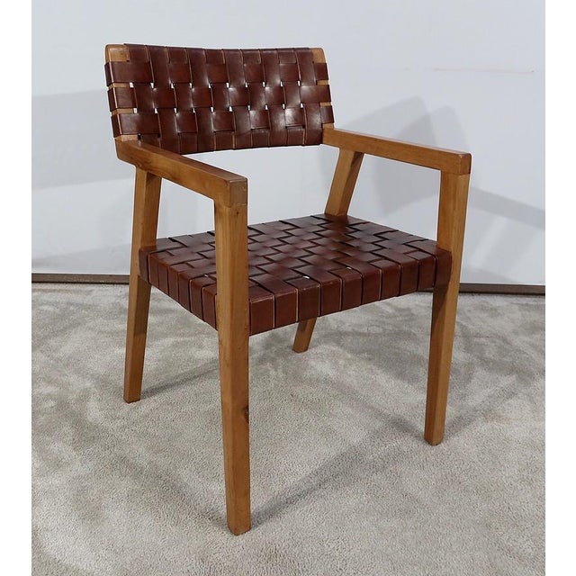 Brown Set of Boss Armchairs by O. De Schrijver for Odes Design, Late 20th Century For Sale - Image 8 of 18