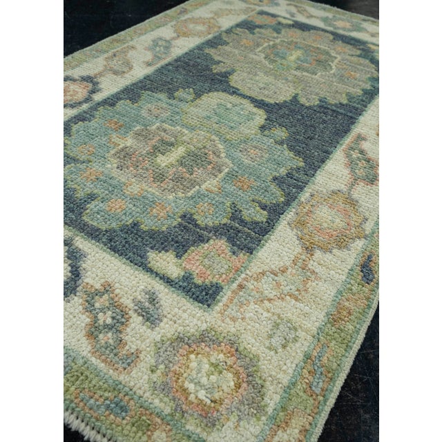 Turkish Turkish Oushak Rug 2' x 3'3" #17461 For Sale - Image 3 of 8
