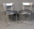 Pair of Vintage Metal and Vinyl Stools For Sale - Image 9 of 9