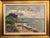 1980s Balansino, Seascape with Figures, 1984, Oil on Panel, Framed For Sale - Image 5 of 5