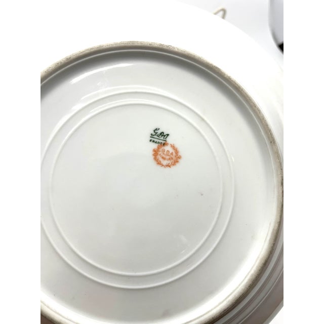 Early 20th Century Antique Pink Rose French Limoges For Sale - Image 5 of 6