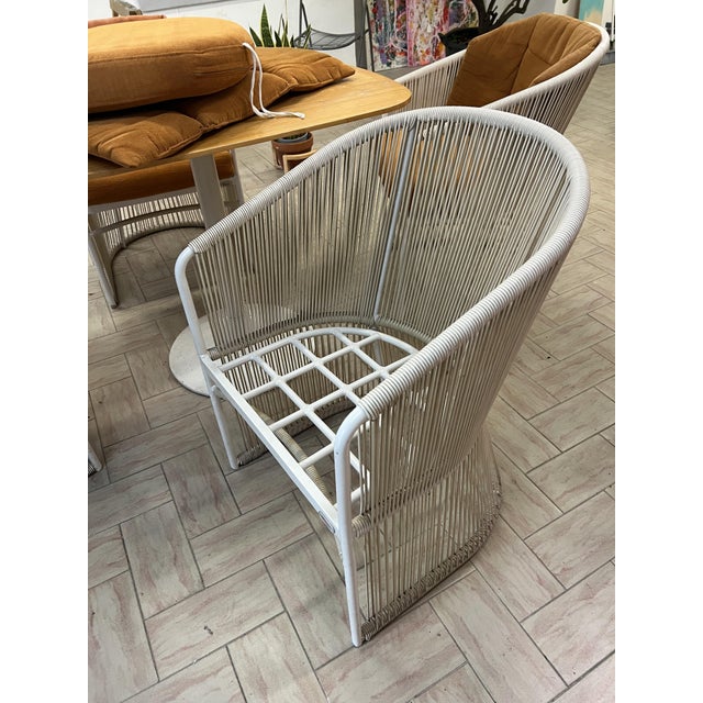 Vintage Outdoor Armchairs from Varaschin and Garden Table, Italy, 1980s, Set of 5 For Sale - Image 10 of 18