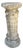 Weathered Neoclassical Cast-Concrete Garden Column Pedestal For Sale