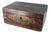 19th Century American Folk Art Grain Painted Document Box With Decoration For Sale